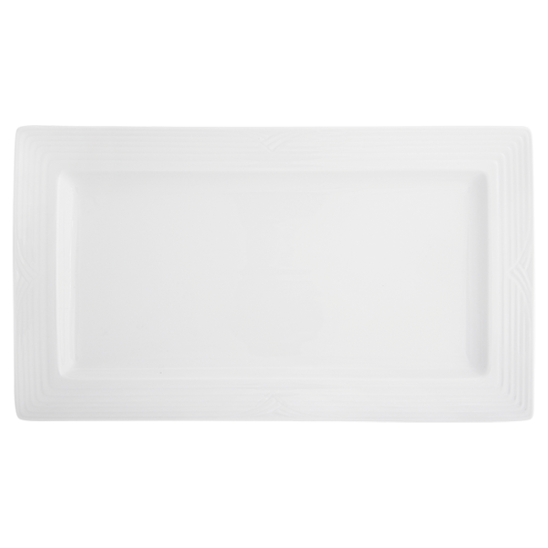Arctic White Rectangle Plate