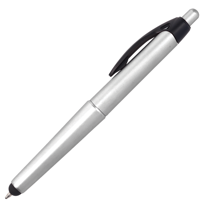 Tip Through Stylus Ballpoint Pen