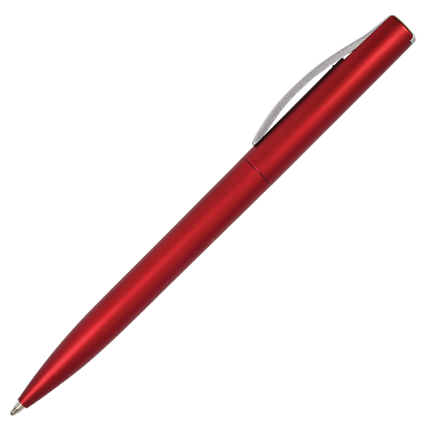 Silver Clip Metallic Ballpoint Pen