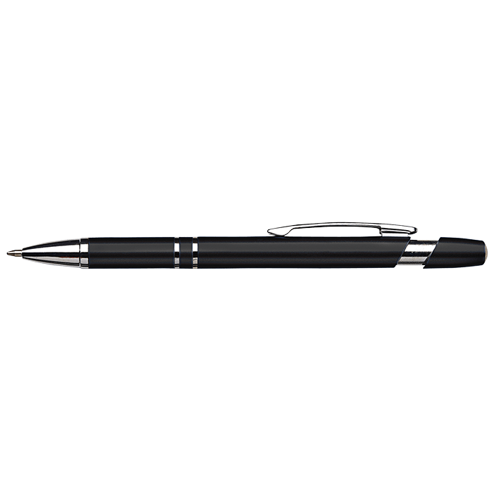 Dual Ring Metallic Ballpoint Pen