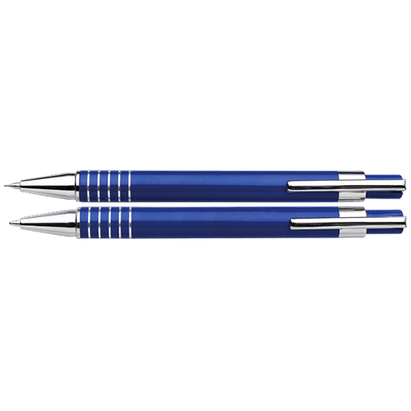 Lacquered Barrel Matching Ballpoint Pen and Clutch Pencil Se