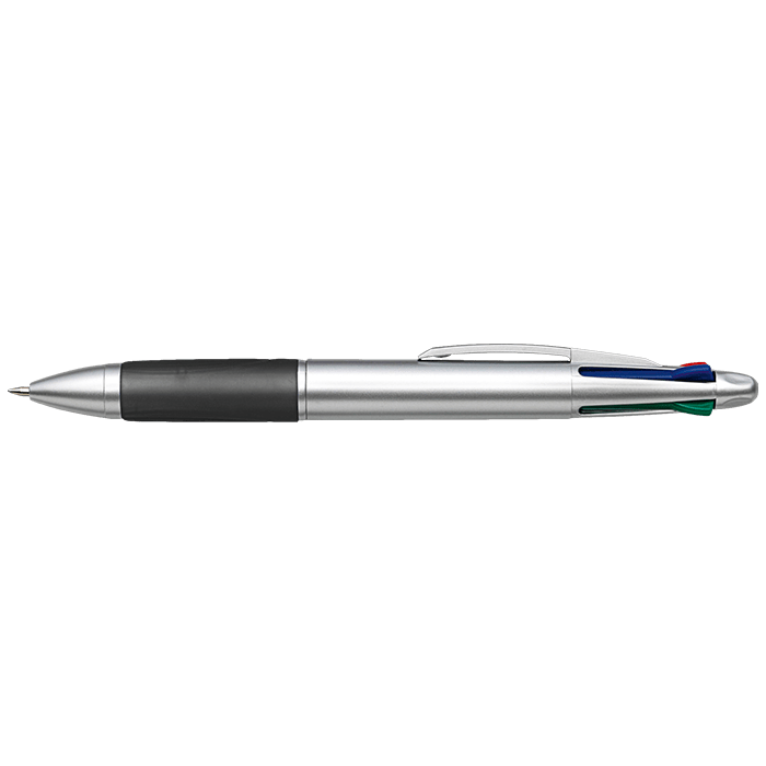 4 Colour Ballpoint Pen with Rubber Grip