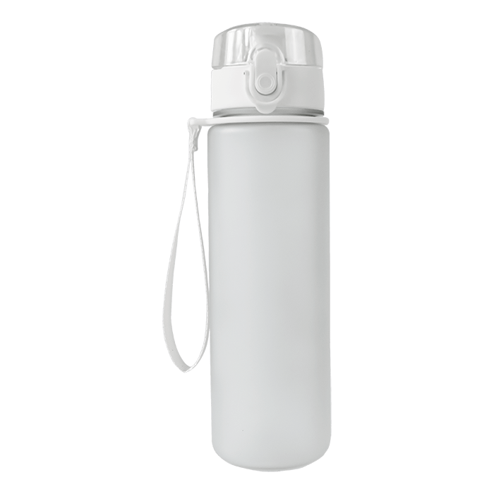 600ml Frosted Cylinder Water Bottle