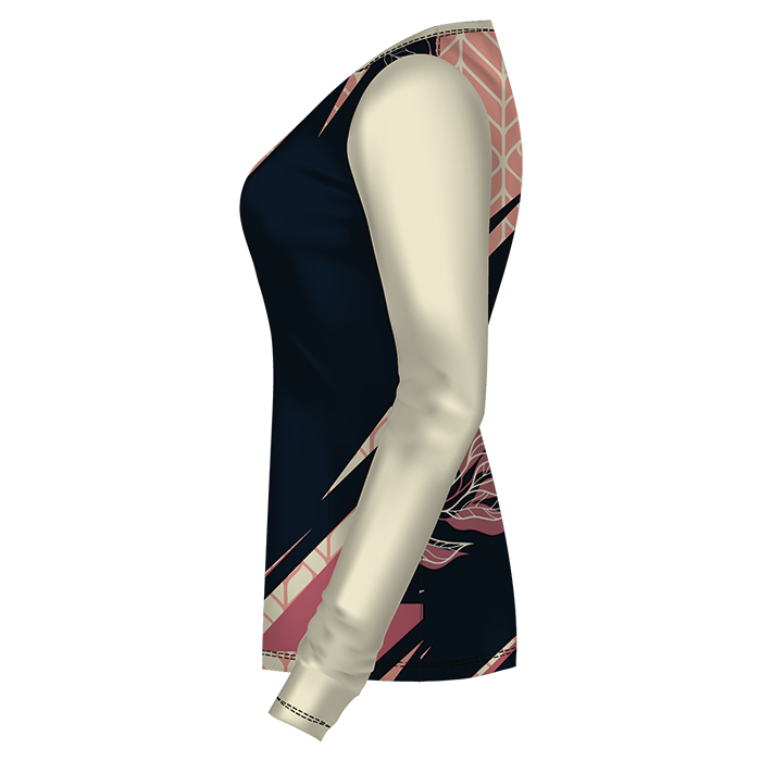 Ladies Long Sleeve T-Shirt Custom Design